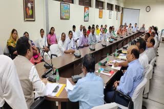 Indian Government Minority Educational Institutions Commission member held meeting with officials of Jharkhand