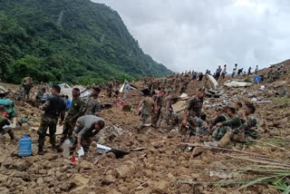 Manipur Tupil railway landslides