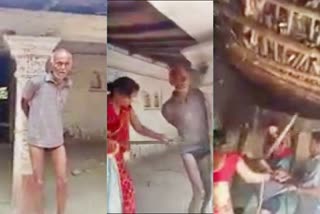 viral video of elderly beaten in Patna