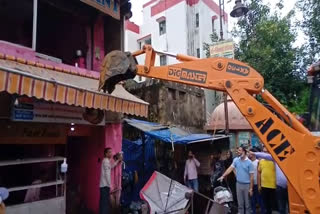 encroachment removal campaign in haridwar