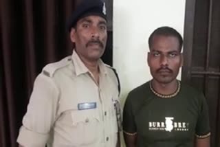 Janjgir absconding prisoner arrested from Gariaband