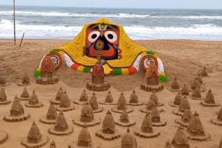 Rath Yatra: ବେଳାଭୂମିରେ 125 ବାଲି ରଥ ଗଢିଲେ ସୁଦର୍ଶନ ପଟ୍ଟନାୟକ