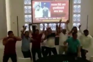Rebel Shiv Sena MLAs in Goa celebrate 'victory'