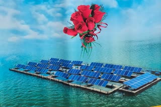 Floating Solar Power Station work started on Omkareshwar dam