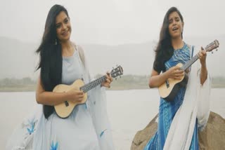 nandi sisters from aasam sang odia bhajan aahe nila shaila