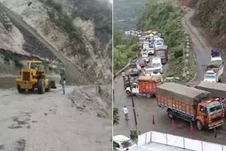 landslide in  Sonprayag