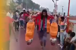 Ganga water from Har Ki pauri