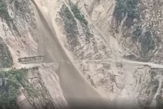 Badarinath Highway closed from more than 24 hours due to landslide