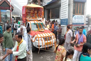 Lord Jagannath's procession taken out for the first time in Mussoorie