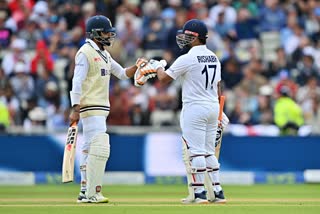 cricket  India vs England  5th Test Match  Pant and Jadeja  Birmingham Test  first day  sports news in hindi  भारत और इंग्लैंड  5वें टेस्ट का पहला दिन  टीम इंडिया  ऋषभ पंत  रवींद्र जडेजा