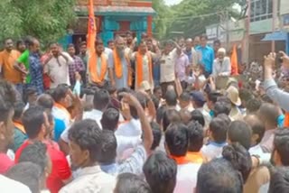 Hosapete bandh condemning Rajasthan kanhaiya lal murder case