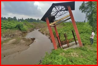 Crematorium destroy in erosion at Rangapara