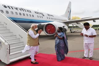 وزیر اعظم  نریندر مودی آج حیدرآباد پہنچے