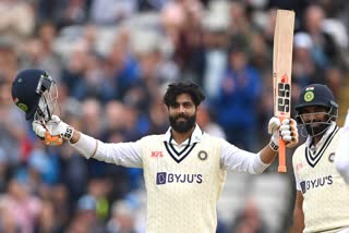 England vs India  Ravindra Jadeja hits third Test hundred  Ravindra Jadeja  Ravindra Jadeja test record  രവീന്ദ്ര ജഡേജ  രവീന്ദ്ര ജഡേജ ടെസ്റ്റ് റെക്കോഡ്  രവീന്ദ്ര ജഡേജ ടെസ്റ്റ് സെഞ്ചുറി