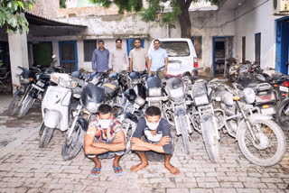 Bike theft arrested in panipat