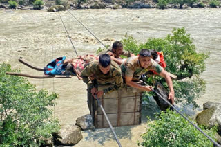 Watch: Indian Army's daring act to rescue injured man