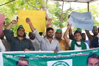 Protest against Agni path scheme