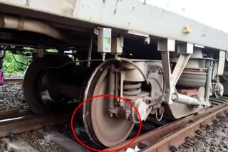 Goods Carrier Train Derailed