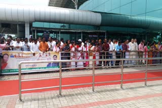 Preparations to welcome presidential candidate Draupadi Murmu at Ranchi airport