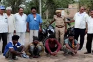 Hunters caught with wildlife animals in Nagaur