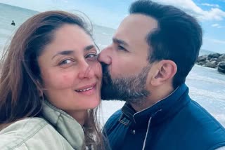 Kareena-Saif on london Vacation