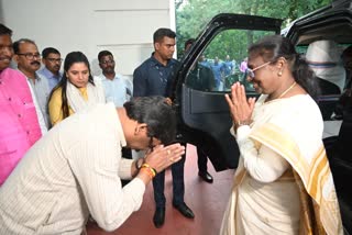 Presidential candidate Draupadi Murmu meets CM Hemant Soren in Ranchi