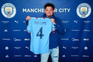 Man City buy Kalvin Phillips  Kalvin Phillips joins Manchester City from Leeds United  Kalvin Phillips joins Manchester City  Man City complete £42m Phillips transfer  ലീഡ്‌സ്‌ യുണൈറ്റഡ്  മാഞ്ചസ്റ്റർ സിറ്റി  കാൽവിൻ ഫിലിപ്‌സിനെ സ്വന്തമാക്കി മാഞ്ചസ്റ്റർ സിറ്റി  Kalvin Philipps  Leeds united  Manchester city