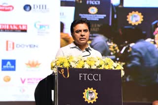 Minister KTR  presented the  FTCCI  Excellence Awards to industry leaders, and entrepreneurs in Hyderabad