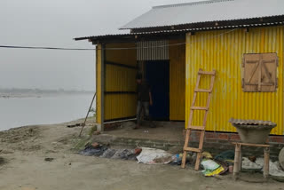 terrible erosion of beki river in jania