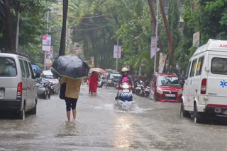 Heavy rains in some parts of Mumbai