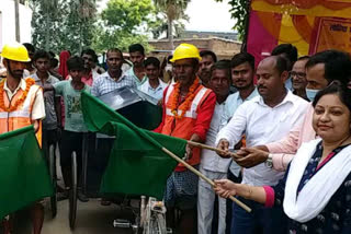 door to door waste collection started in Dhanarua