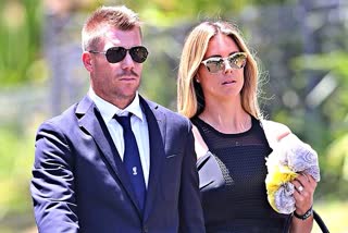 Australian captain  बल्लेबाज डेविड वार्नर  वार्नर की पत्नी कैंडिस  क्रिकेट ऑस्ट्रेलिया  वार्नर पर आजीवन प्रतिबंध  खेल समाचार  क्रिकेट न्यूज  कैंडिस वार्नर  Warner's wife Candice  Cricket Australia  Warner banned for life  Sports News  Cricket News  Candice Warner