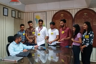 ABVP Mandi unit submitted memorandum to DC