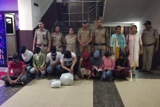 Kashipur Police arrested four couples