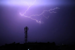 In three separate incidents, six including three from a family were killed in lightning strikes in Rajasthan.