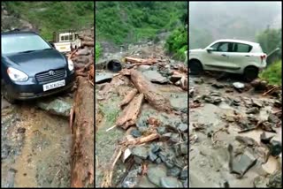 Cloud burst in Malana of Kullu