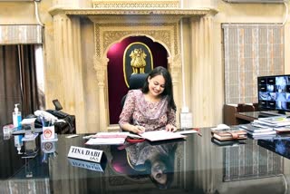 IAS Tina Dabi took over as Jaisalmer District Collector