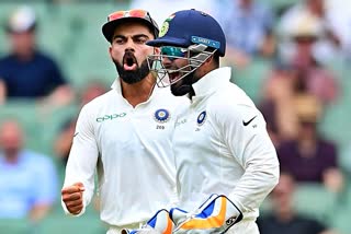 ICC Test rankings  Kohli out of top-10  आईसीसी टेस्ट रैंकिंग  कोहली टॉप-10 से बाहर  विराट कोहली  अंतरराष्ट्रीय क्रिकेट परिषद  बल्लेबाज ऋषभ पंत  क्रिकेट न्यूज  खेल समाचार  Virat Kohli  International Cricket Council  Batsman Rishabh Pant  Cricket News  Sports News