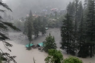 Himachal cloudburst  cloudburst hits Choj village  ഹിമാചൽ താഴ്‌വരകളിൽ മേഘവിസ്‌ഫോടനം  മേഘവിസ്‌ഫോടനത്തിൽ ഒരു മരണം  ജോജ് മലാന മേഖലകളിൽ നാശനഷ്‌ടം  national news latest