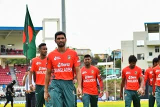 Bangladesh fined  Bangladesh Cricket Team  Sports News  Bangladesh vs West Indies  Bangladesh vs West Indies T20  धीमी ओवर रेट  बांग्लादेश क्रिकेट टीम पर जुर्माना  खेल समाचार  बांग्लादेश बनाम वेस्टइंडीज  slow over rate