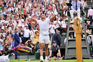 tennis match  Wimbledon 2022  rafael nadal  Nadal won in thrilling match  doubts about playing in semifinals  राफेल नडाल  स्पेनिश दिग्गज टेनिस खिलाड़ी  विंबलडन 2022  मैराथन मैच  Taylor Fritz  टेलर फ्रिटज