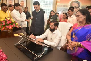 Maharashtra CM Eknath Shinde formally took the charge of CMO, today, in the presence of Deputy CM Devendra Fadnavis