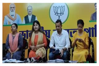 BJP state yuva marcha slams Ankita Dutta