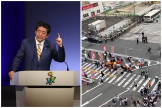 Shinzo Abe shows no life signs after being shot