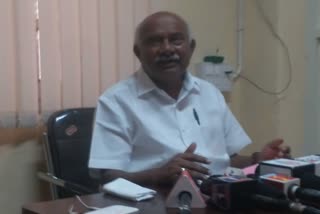 Legislative Council member H. Vishwanath spoke at pressmeet