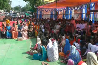 Nirbhaya case protest in Janjgir Champa