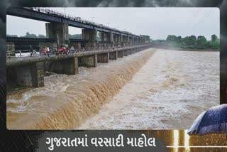 Rain in Junagadh: ઓજતમાં ધસમસતો પુર ઘેડ વિસ્તાર માટે બની શકે છે સૌથી મોટી ચિંતા નું કારણ