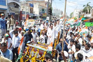 road show of kamal nath in morena