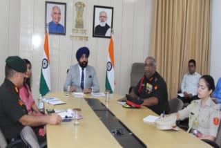 Major General NS Rajpurohit Met Governor Lt Gen Gurmeet Singh