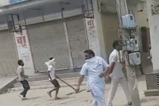 clash between two groups in fatehabad